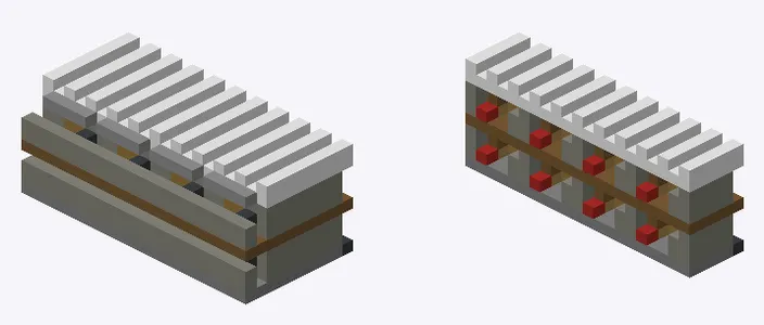 Exterior and cutaway of Two-storey wooden apato